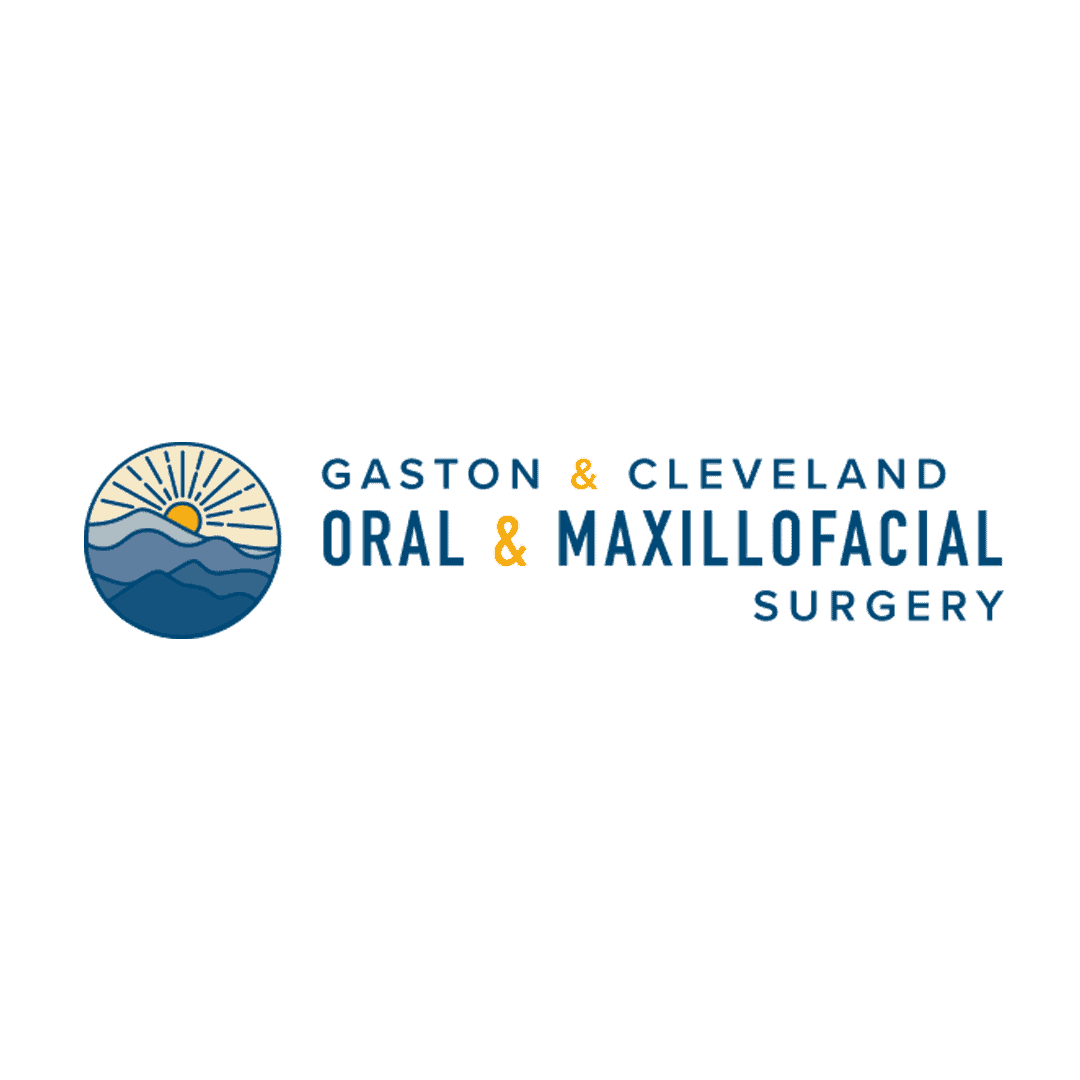 Calcium and Cleveland Gastroenterology & Maxillofacial Surgery logo on blue background.