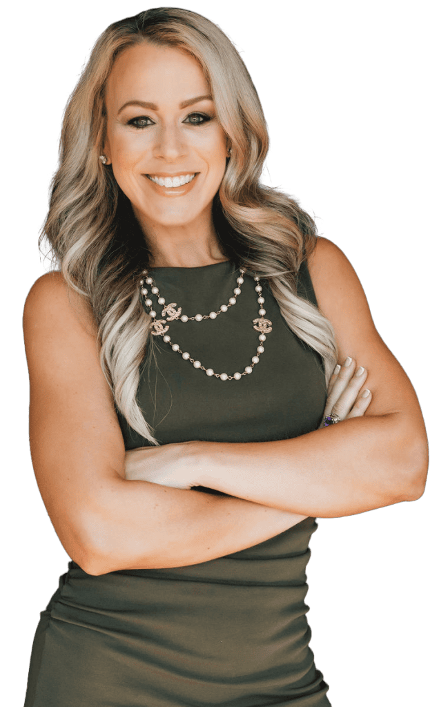 Empowered woman coach promoting confidence and success in personal and professional growth.